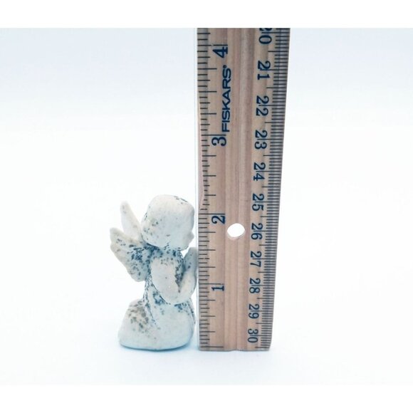 Ceramic Angel Figure Vintage Kneeling Praying Japan Holiday Christmas 2.25 Inch - Picture 2 of 14